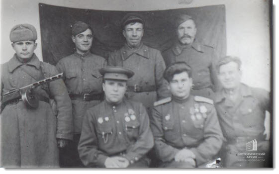 Герой Советского Союза, начальник штаба дивизии гв. подполковник А.П. Дмитриев