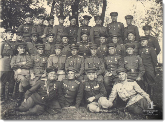 Герой Советского Союза, начальник штаба гв. подполковник А.П. Дмитриев