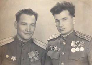 Командир саперной роты и полковой инженер