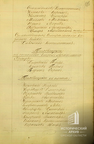 Из приказа директора корпуса А.Г. Рейнеке