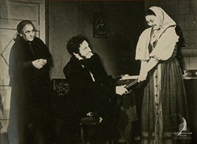 В роли Пушкина