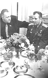 Торжественный обед в честь первого космонавта