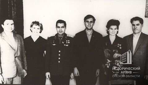 Посещение г. Омска космонавтом № 3