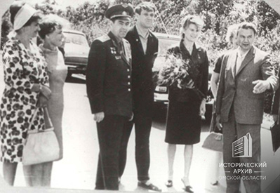 Посещение г. Омска космонавтом № 3