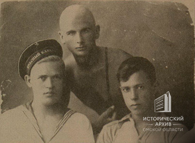 С.И. Манякин в госпитале после ранения