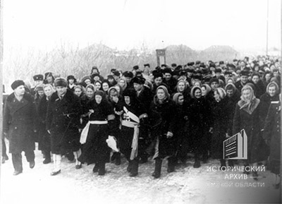 Встреча кандидата в депутаты Омского областного Совета депутатов трудящихся С.И. Манякина